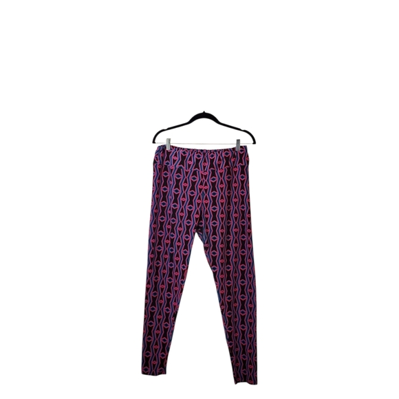🍁LuLaRoe Women's Plus Size Patterned Leggings - Picture 1 of 5